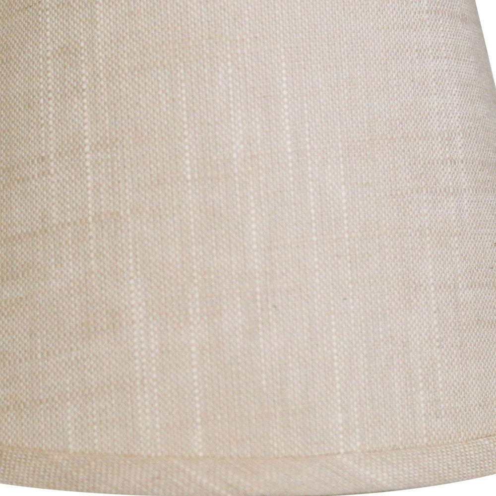 10" Light Wheat Hardback Empire Linen Lampshade