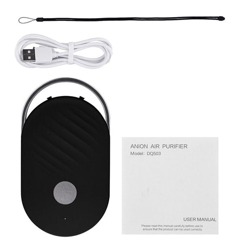 Mini lanyard Portable Air Purifier Cleaner Negative Ion USB Mini Home