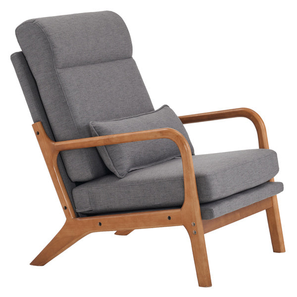 LuneluX_Home β Scandinavian Lounge Chair (Dark Gray)