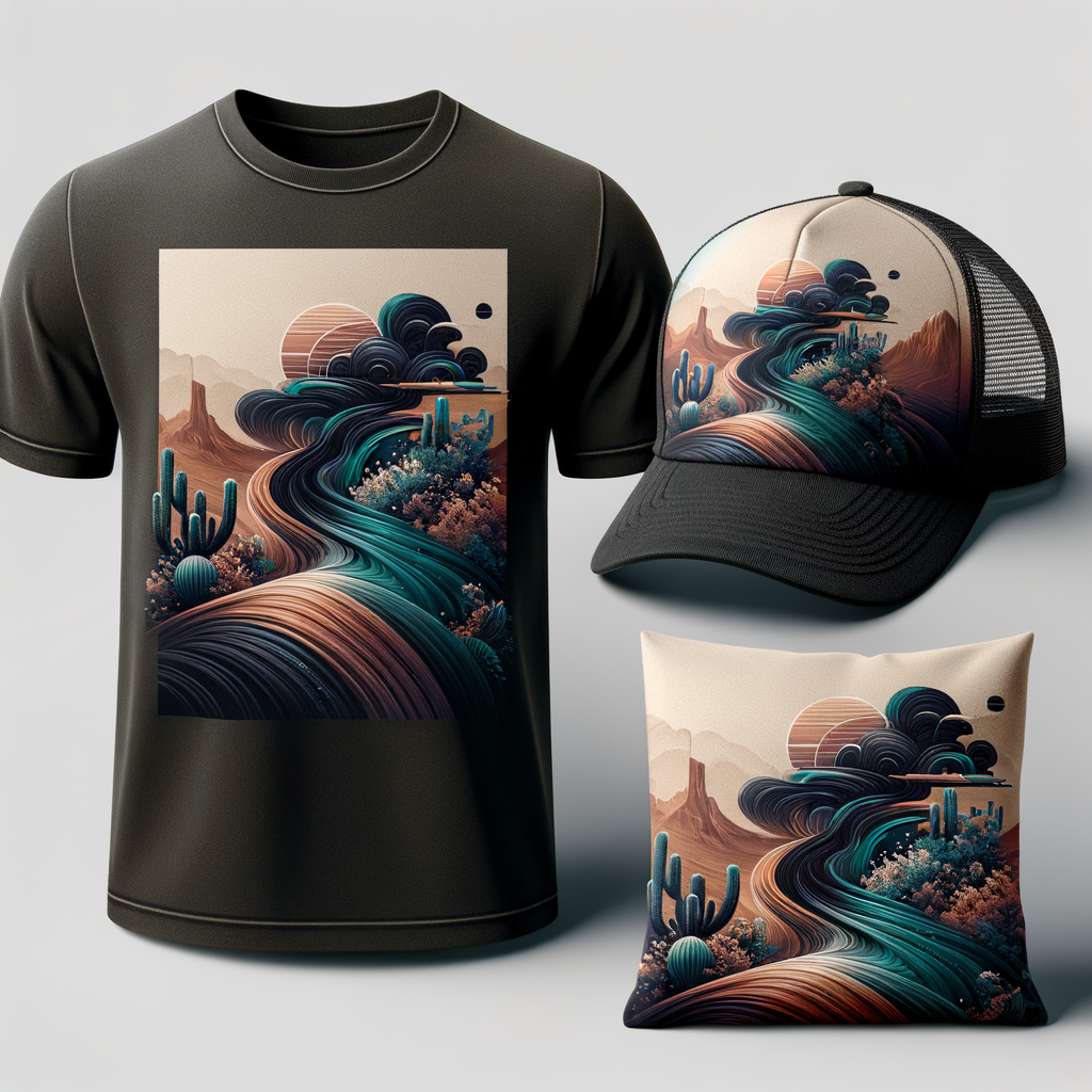 MoannaKai Desert Dreams Flow - Jan 3, 2026 - AI Generated T-shirt Design