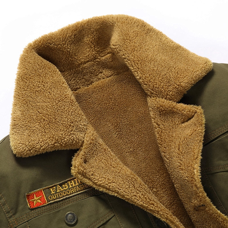 Men's Warm Bomber Jacket