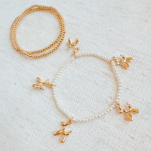 Balloon Puppy Stretch Bracelet Set Of 3