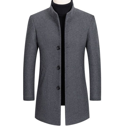 Men's Thick Stand Collar Coat