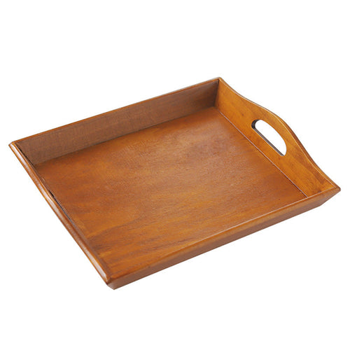 Retro Rectangular Wooden Serving Tray Tea Cutlery Trays Storage Pallet