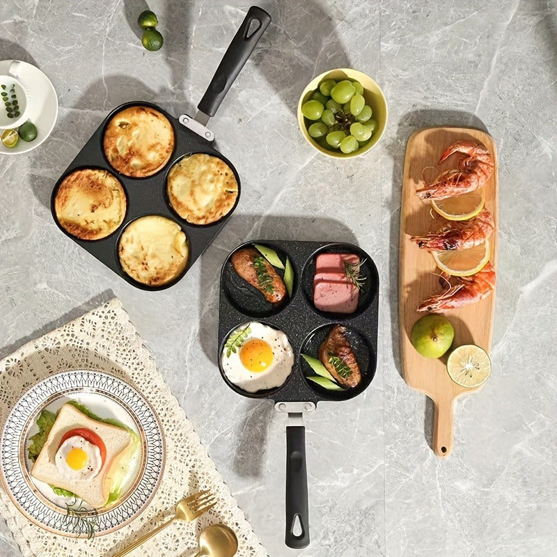 Versatile 4Cup NonStick Skillet Fry Eggs Pancakes and Burgers