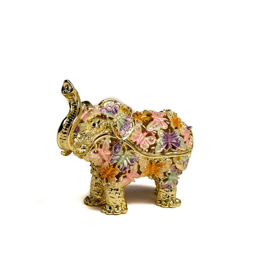 Golden Elephant Decorated with butterflies