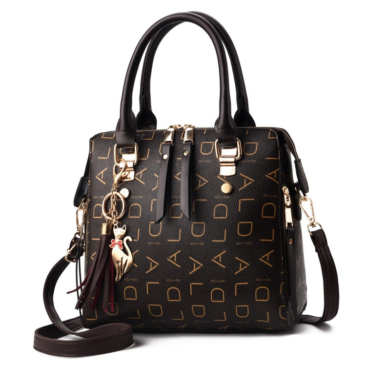 Women's Vintage PU Leather Handbag