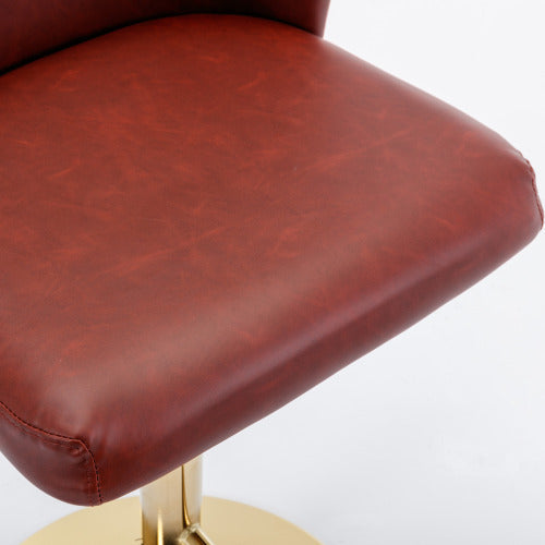 Furniture,Swivel Barstools Adjusatble Seat Height, Modern PU
