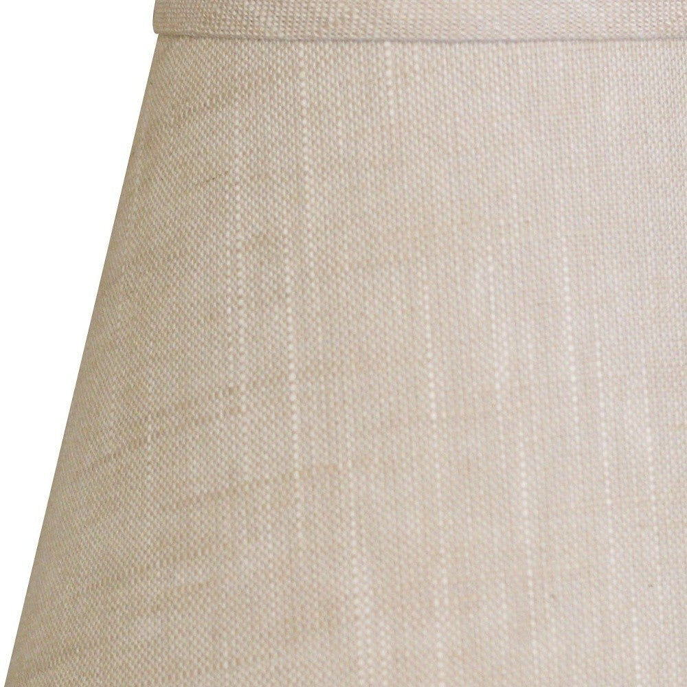 10" Light Wheat Hardback Empire Linen Lampshade