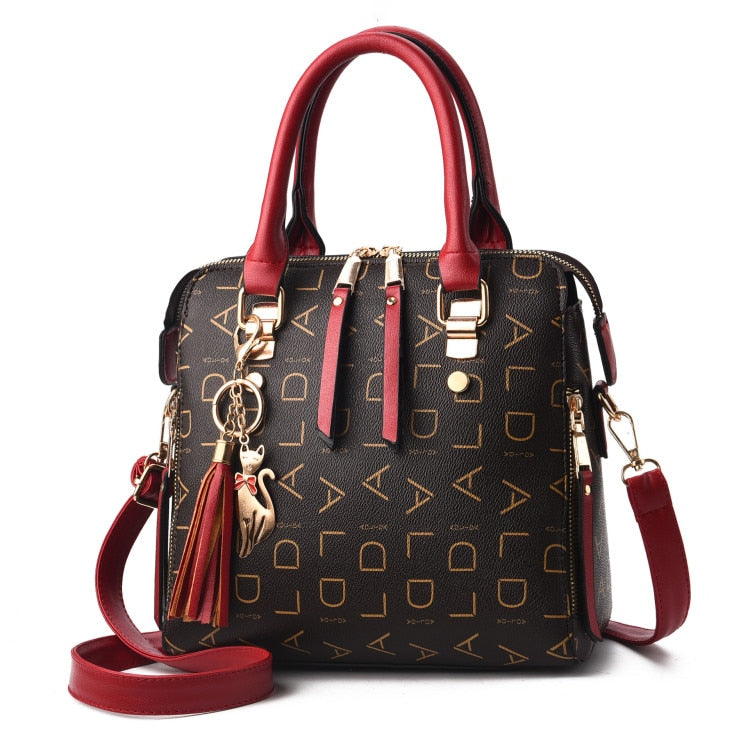 Women's Vintage PU Leather Handbag
