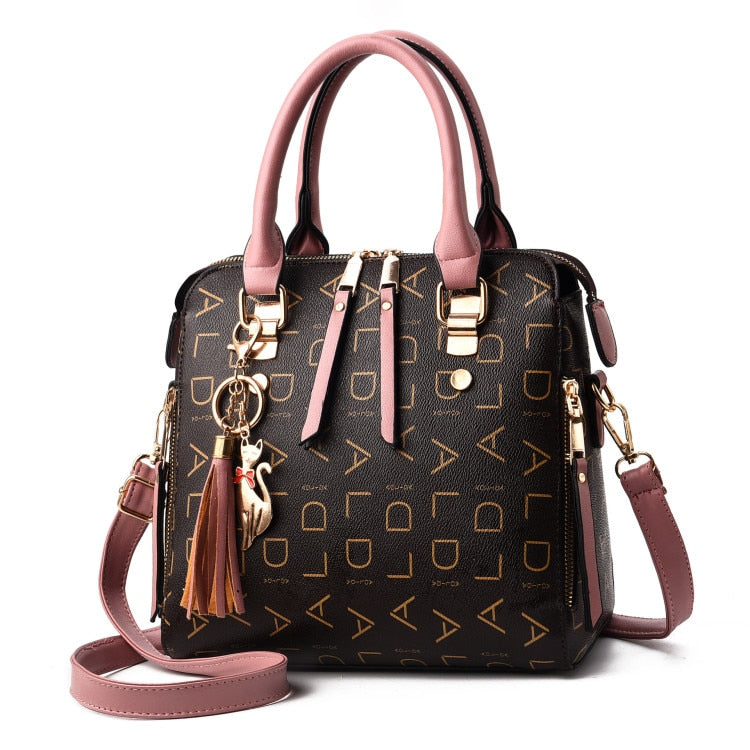 Women's Vintage PU Leather Handbag