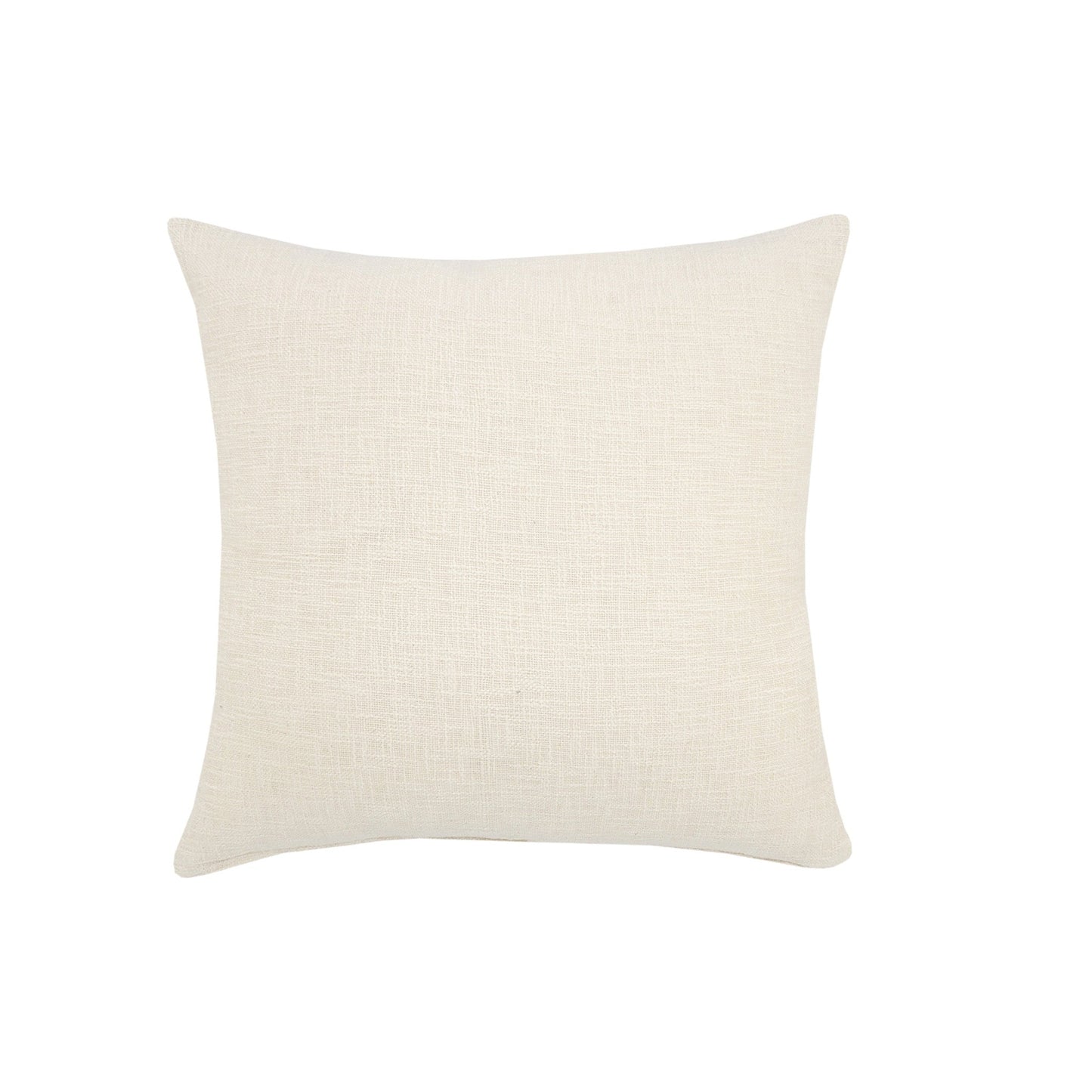 20" Taupe Cotton Throw Pillow