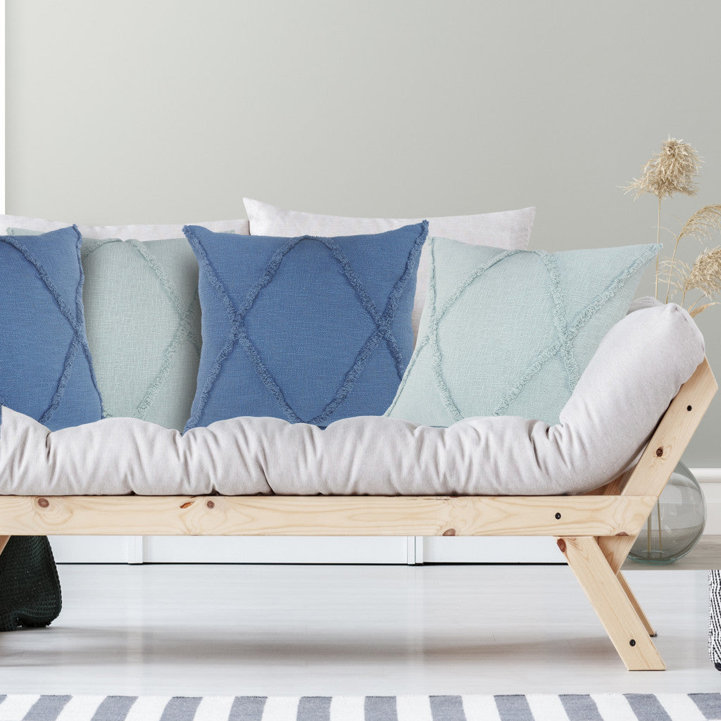 20" Taupe Cotton Throw Pillow