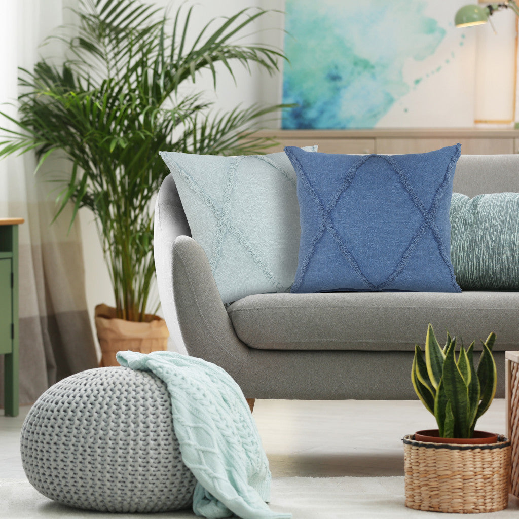 20" Taupe Cotton Throw Pillow