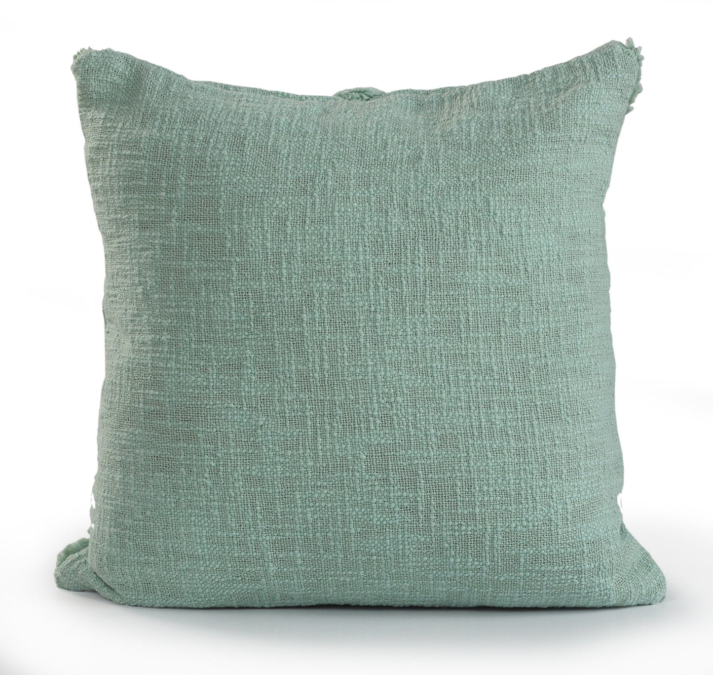 20" Taupe Cotton Throw Pillow