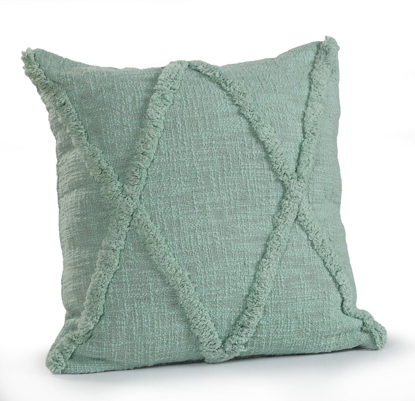 20" Taupe Cotton Throw Pillow