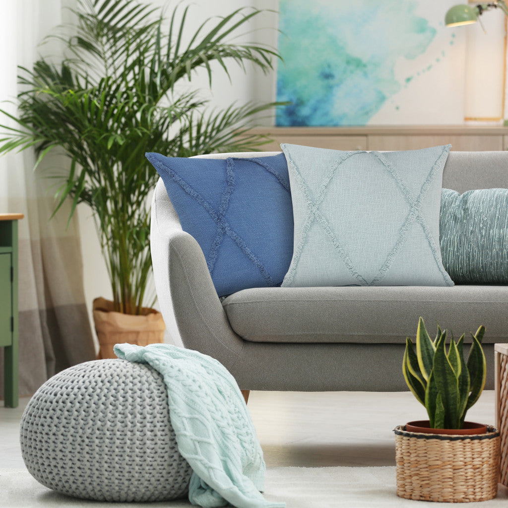 20" Taupe Cotton Throw Pillow