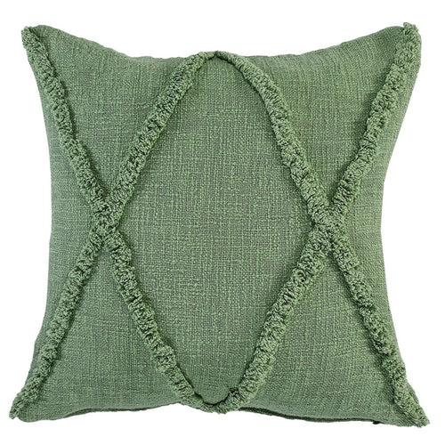 20" Taupe Cotton Throw Pillow