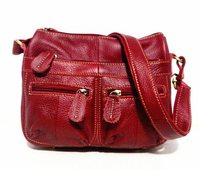 Vintage Soft Genuine Leather Women's Shoulder Bag