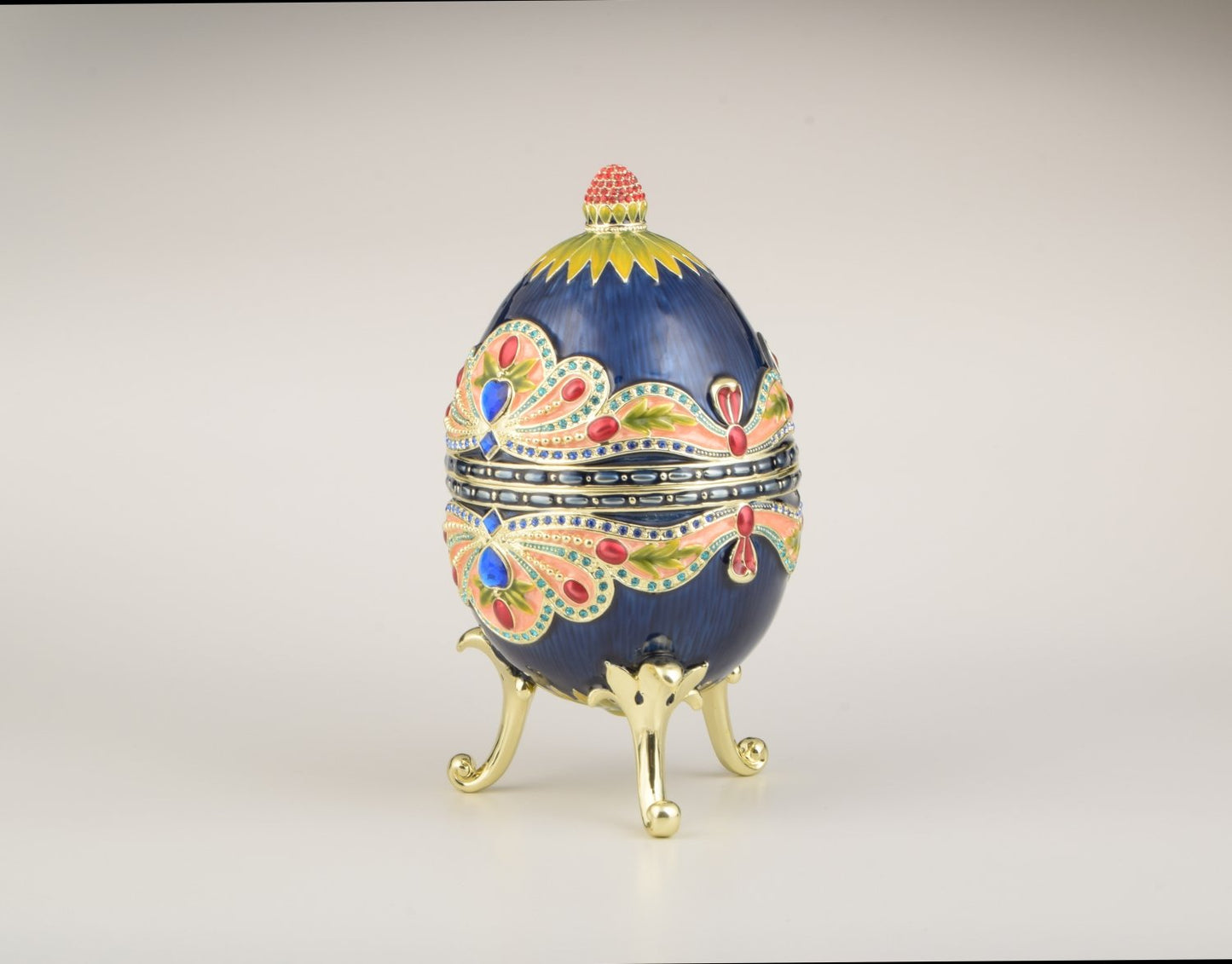 Blue Colorful Russian Egg