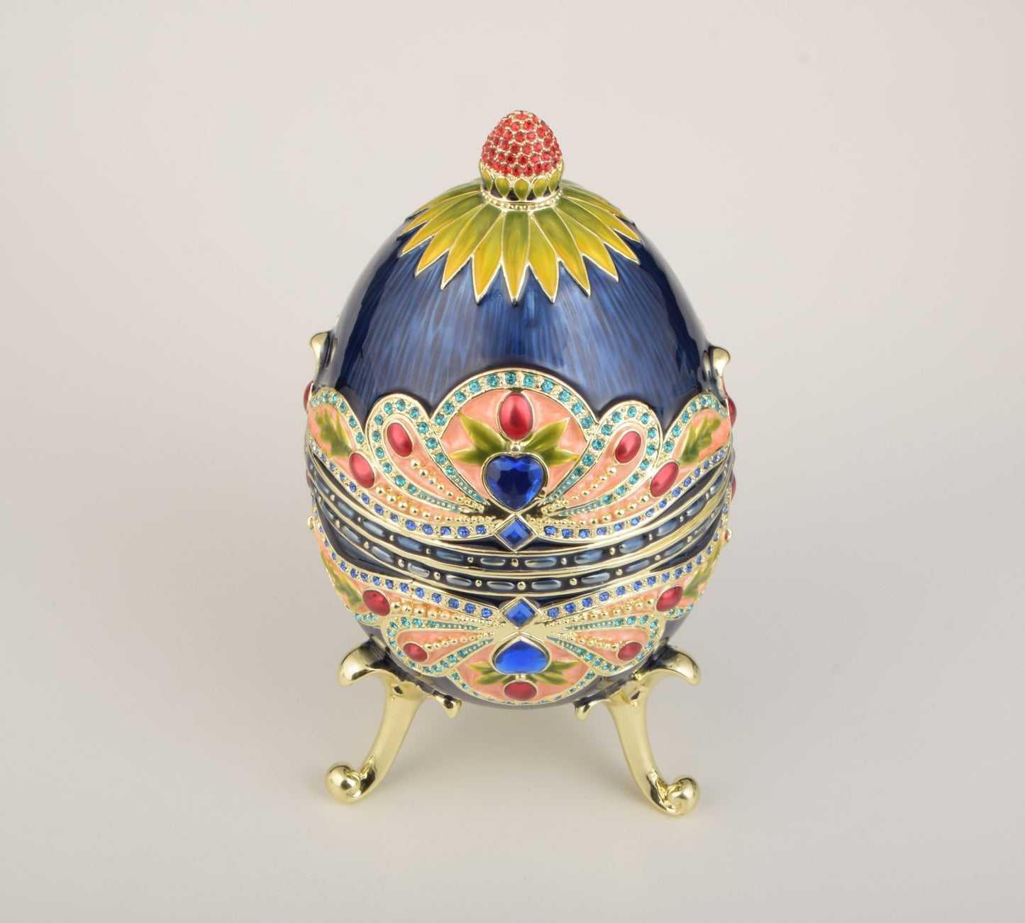 Blue Colorful Russian Egg