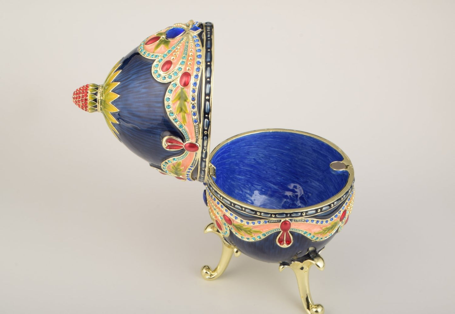 Blue Colorful Russian Egg