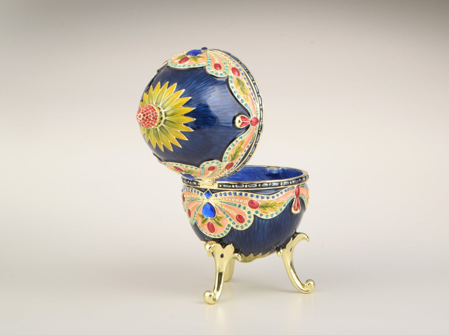 Blue Colorful Russian Egg