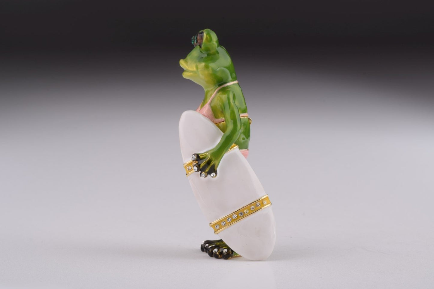 Frog Holding a Surfboard