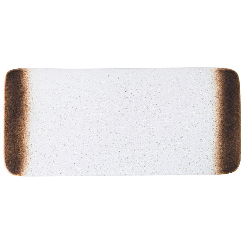 Modern Rectangular Sushi Plate｜High-Fired Ceramic Sushi Serving Plate