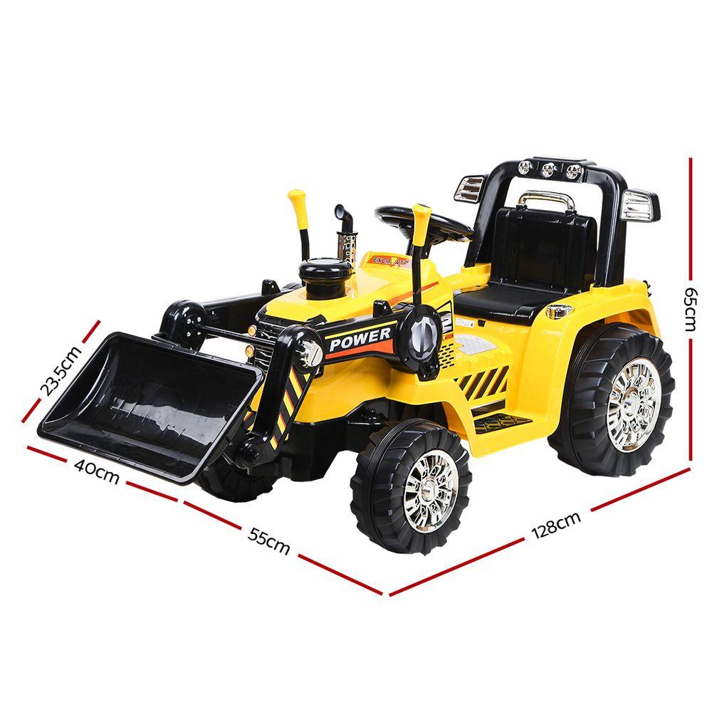 Rigo Kids Electric Ride On Car Bulldozer Digger Loader Remote 6V