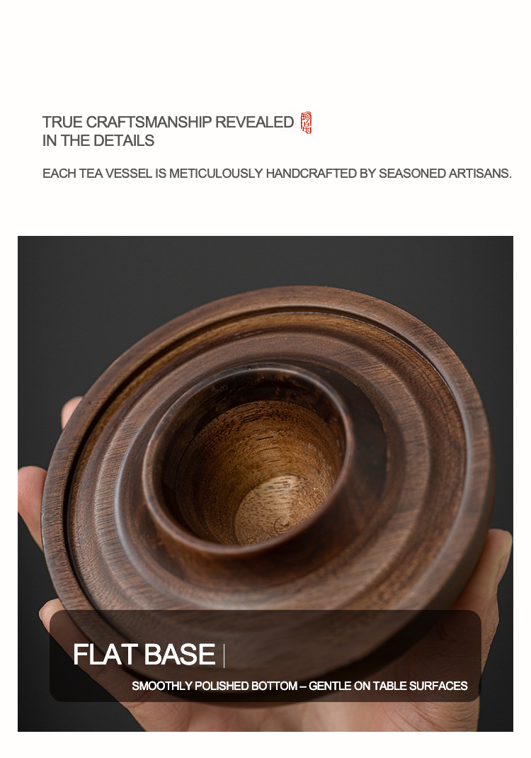 Handmade Cone Ceramic Mug with Wooden Saucer – Retro Stoneware Cup for