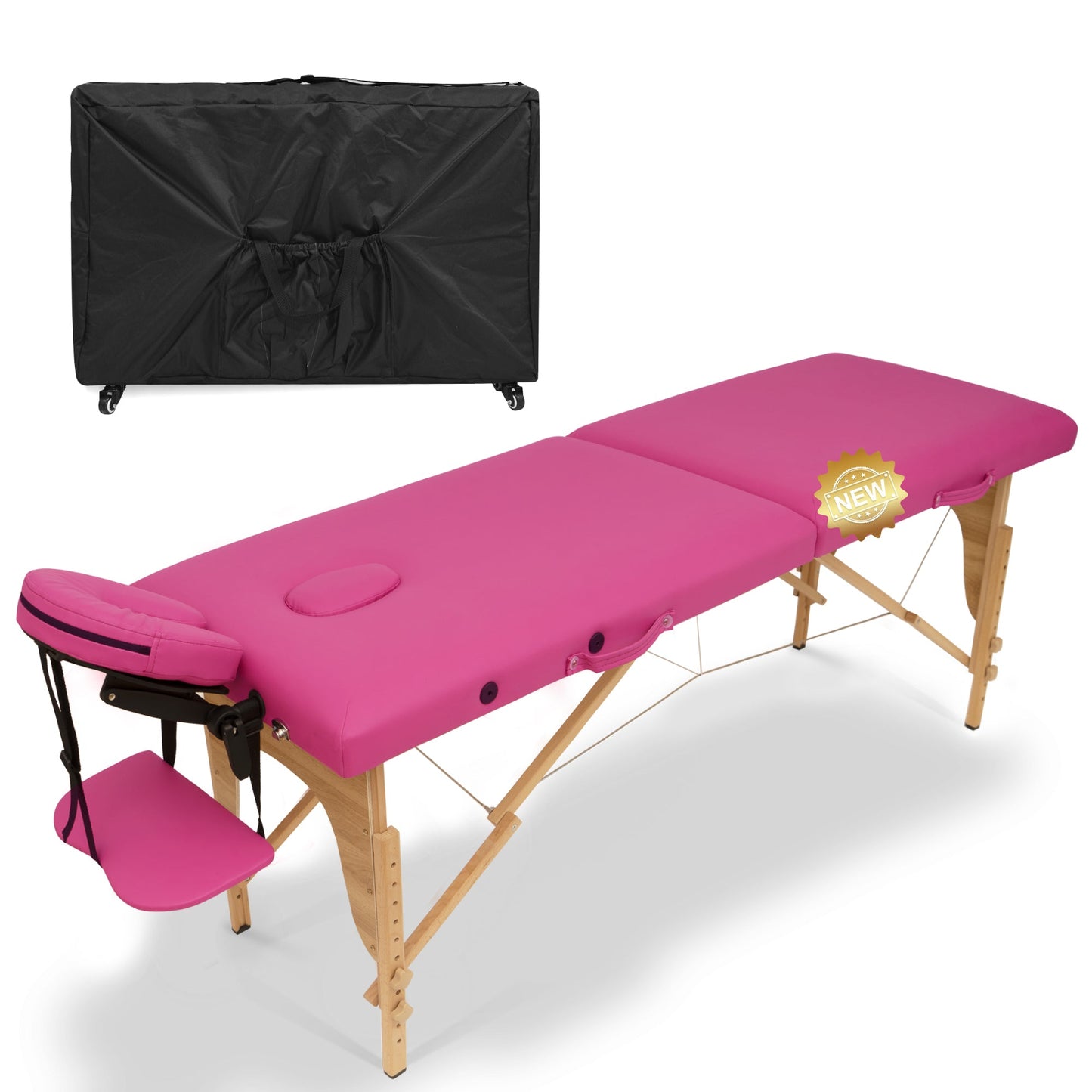 Massage Table Portable Massage Bed Lash Bed with Carrying Case SPA