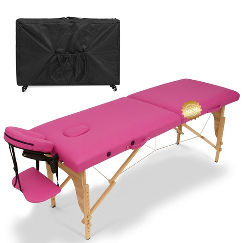 Massage Table Portable Massage Bed Lash Bed with Carrying Case SPA