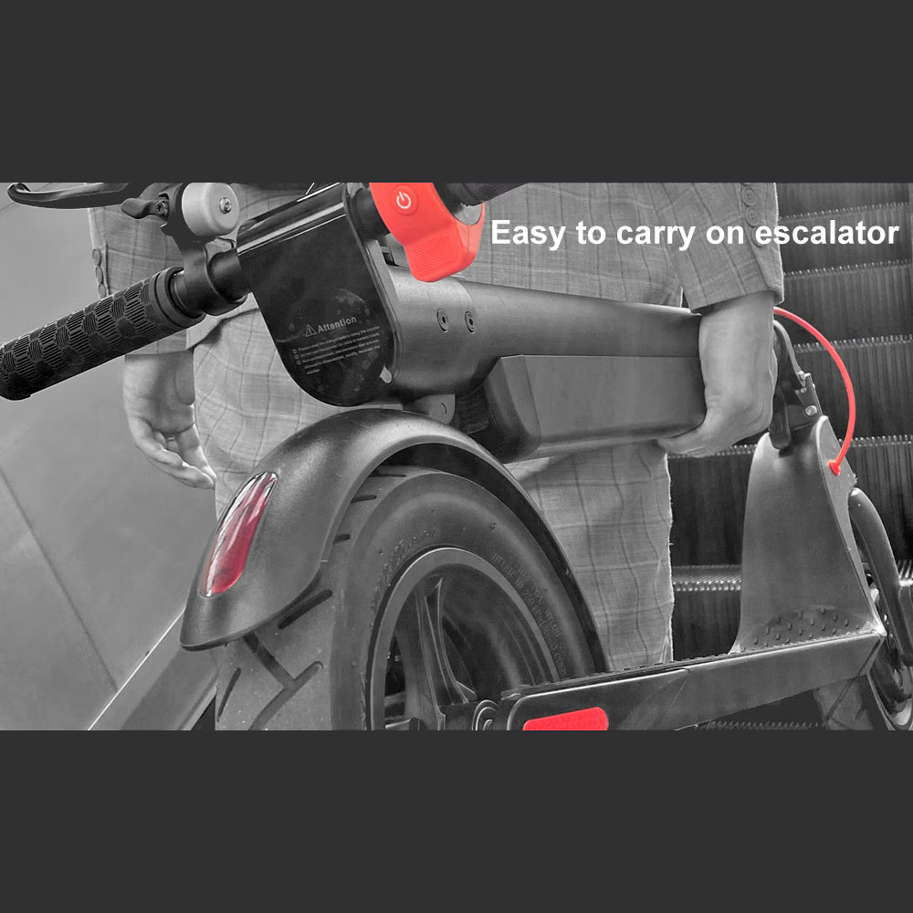 CruzaVolt™ Urban X1 – 350W Electric Folding Scooter (LED Display, Rear