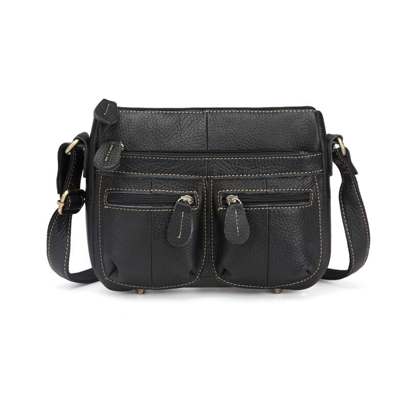 Vintage Soft Genuine Leather Women's Shoulder Bag