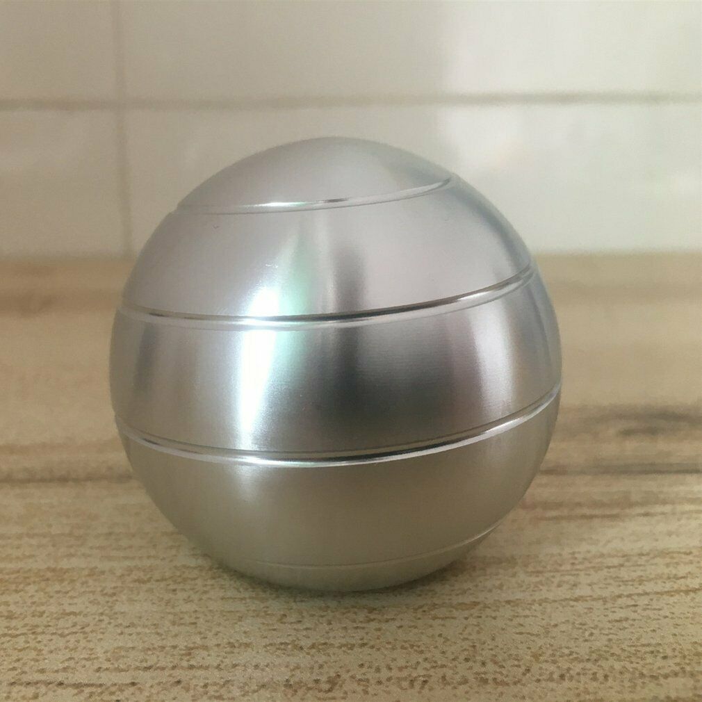 Decompression Gyroscope Desktop Toy 45mm Silver