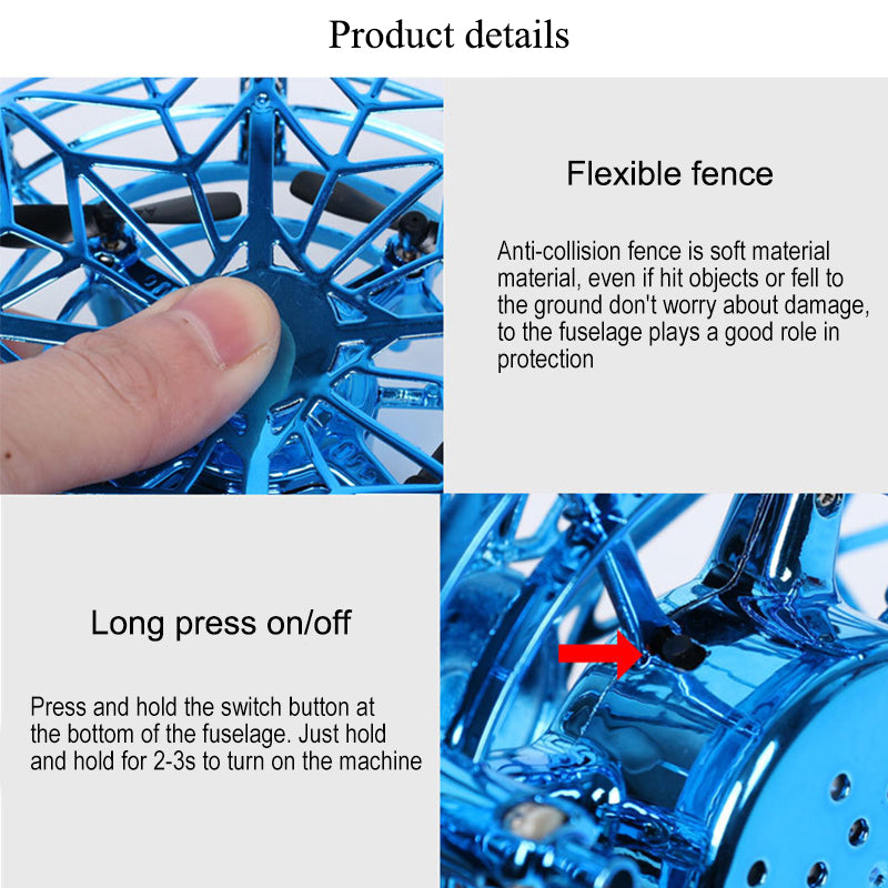 Gesture Induction Flying Saucer UFO Induction Toy