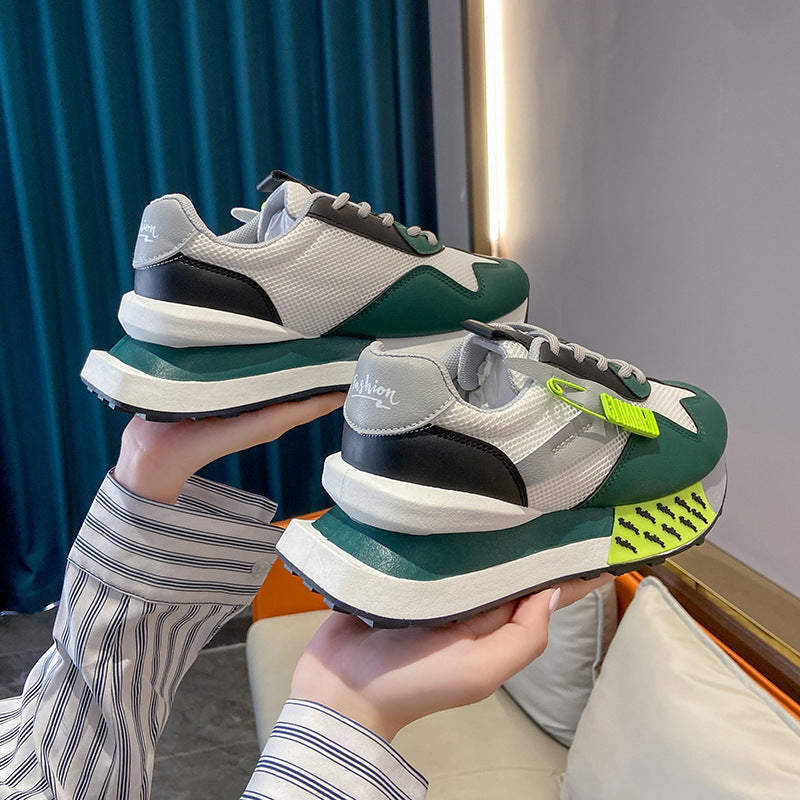 Daddy Breathable Summer Genuine Leather Thick Bottom Women's Clothing