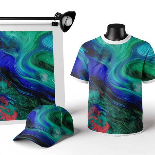 MoannaKai Abstract Art Fusion - Mar 26, 2026 - Baseball Cap - AI Generated Design