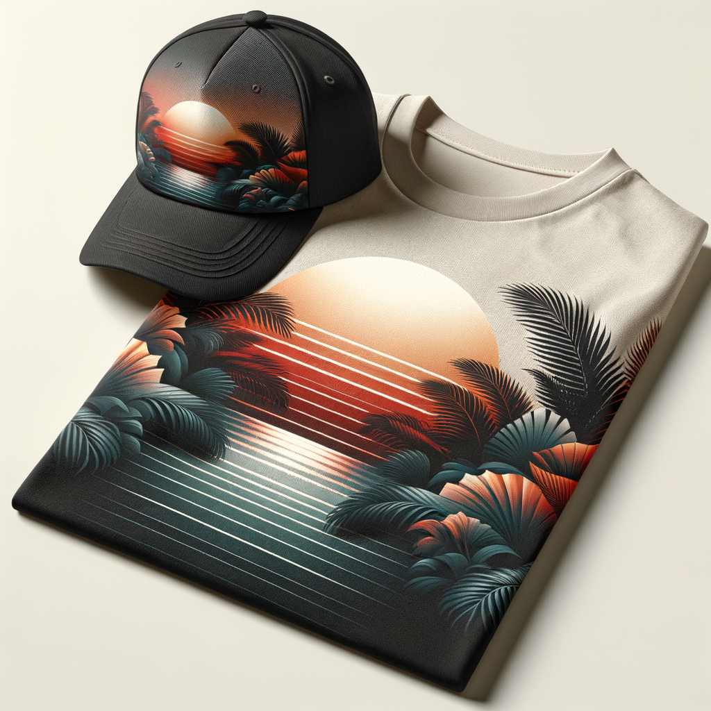 MoannaKai Tropical Sunset Vibes - Jan 16, 2026 - Baseball Cap - AI Generated Design