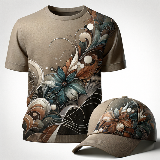 MoannaKai Abstract Art Fusion - Jan 25, 2026 - Baseball Cap - AI Generated Design