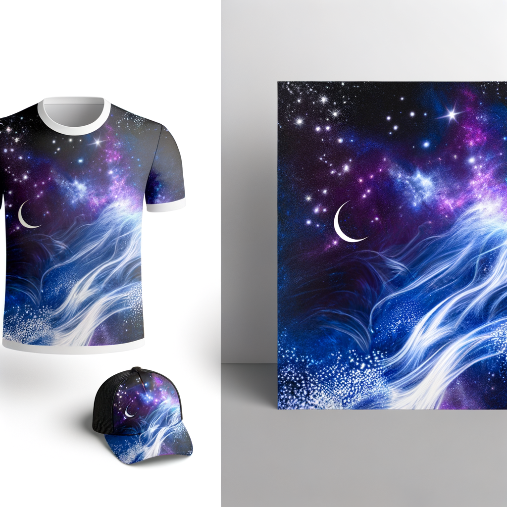 MoannaKai Cosmic Galaxy Spirit - Mar 21, 2026 - Baseball Cap - AI Generated Design