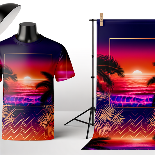 MoannaKai Tropical Sunset Vibes - Feb 15, 2026 - Baseball Cap - AI Generated Design