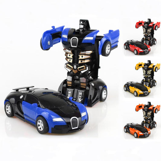 Magic Cartoon Robot Sports Kids Transformation Car Electronic Game